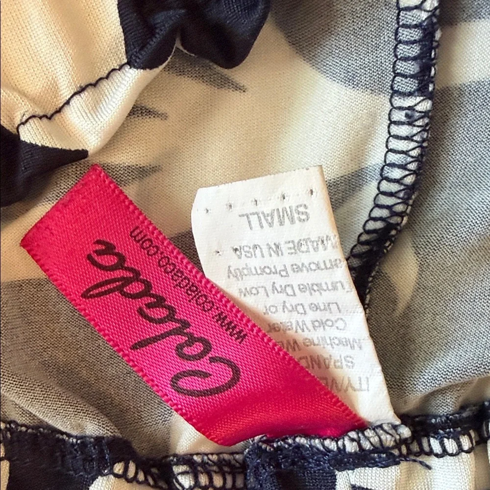 Girls Navy & White Swirl Lounge Pants with Drawstring - Picture 4 of 5